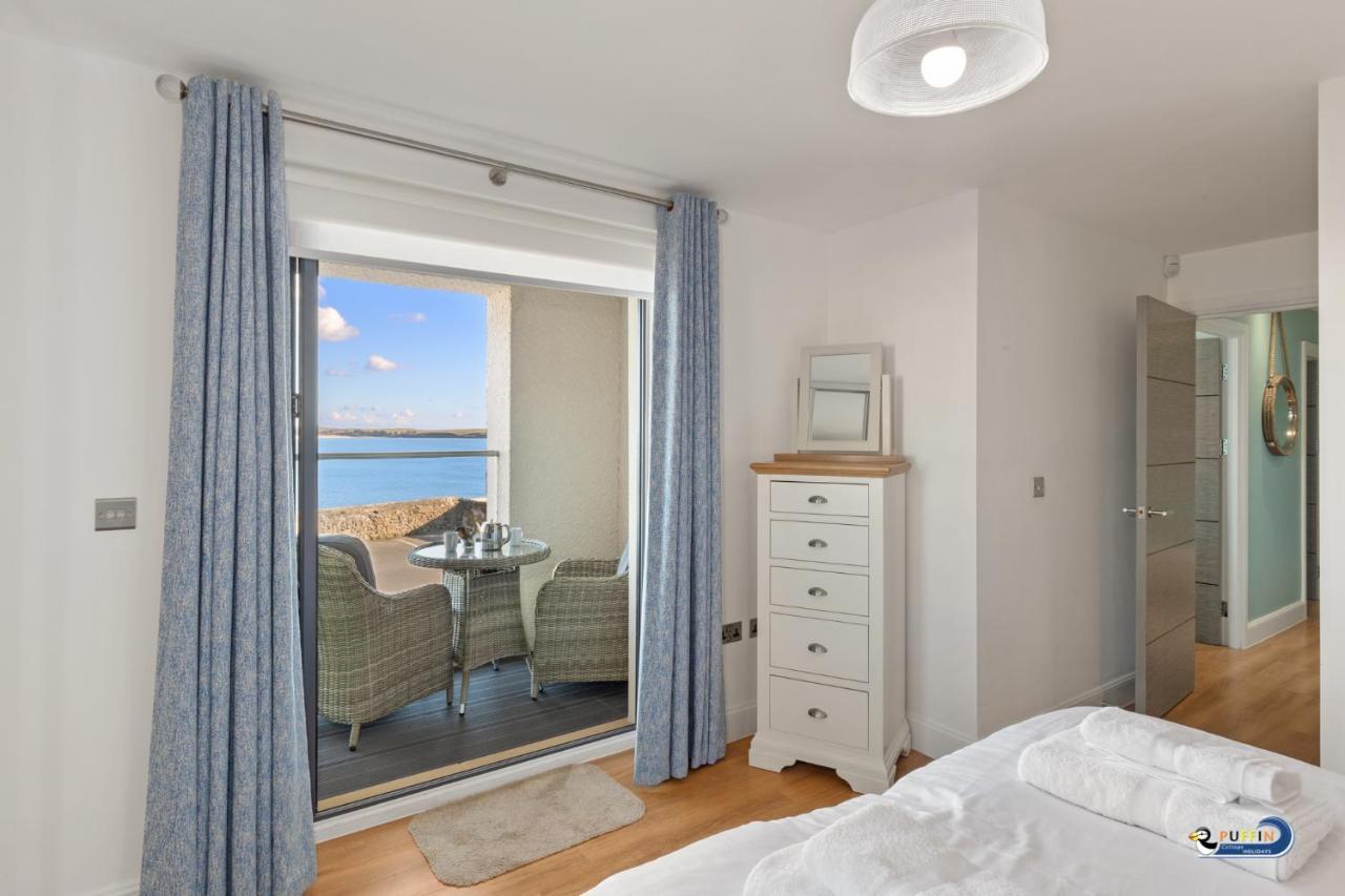 Apartment 8 Waterstone House - Luxury Apartment, Sea Views, Pet Friendly Tenby Exteriör bild