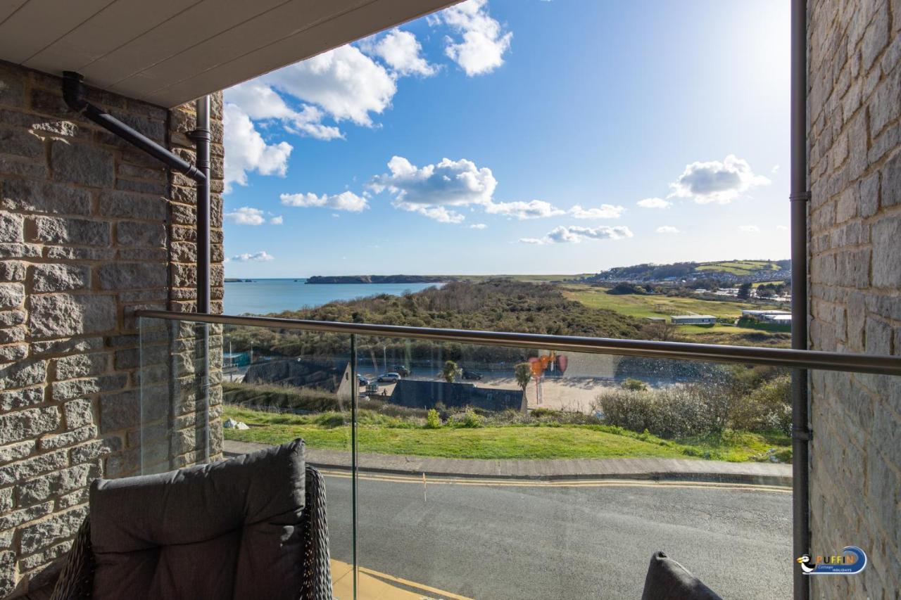 Apartment 8 Waterstone House - Luxury Apartment, Sea Views, Pet Friendly Tenby Exteriör bild