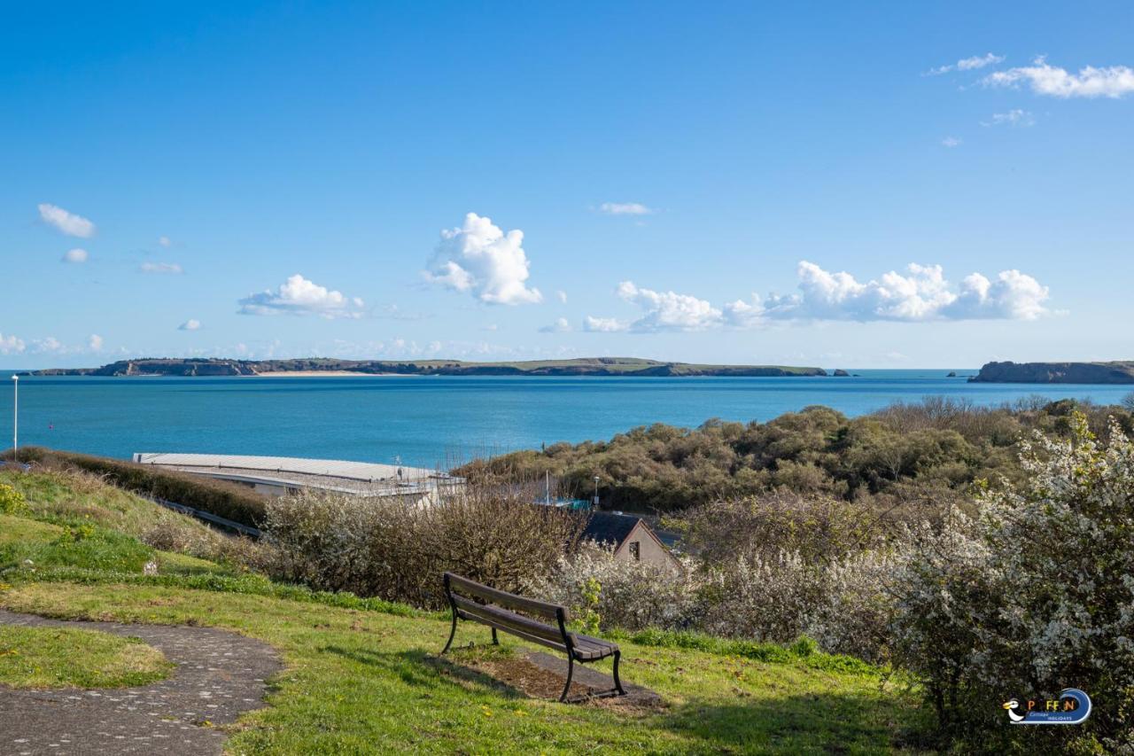 Apartment 8 Waterstone House - Luxury Apartment, Sea Views, Pet Friendly Tenby Exteriör bild